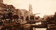 Zicht op de houtgracht, ansichtkaart